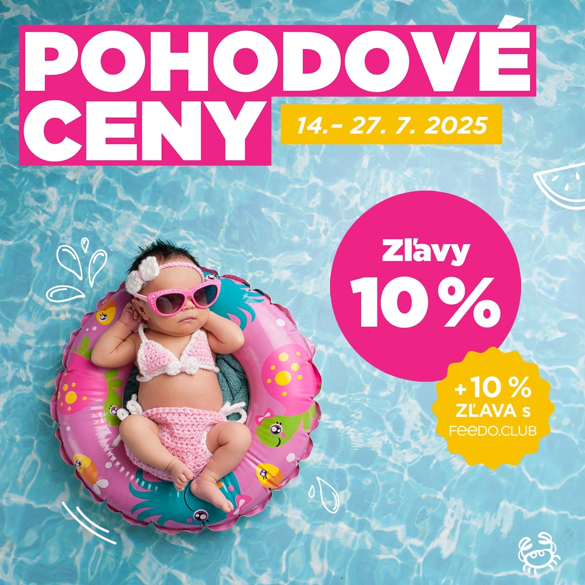Feedo letný banner mobil
